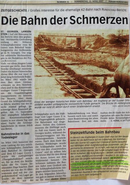 2007 verfasste der Autor als damaliger Rundschau-Redakteur gemeinsam mit Ortberichterstatterin Karin Sattler-Grubauer einen Beitrag, der sich im Archiv von Franz Walzer fand. Am Bild die später zugeschüttete Unterführung der Pleschinger Landesstraße beim Koglberg. | Foto: unbekannt, Repro Eckhart Herbe