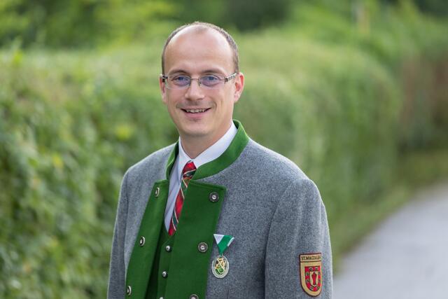 Blasmusik-Bezirksobmann Georg Jeitler