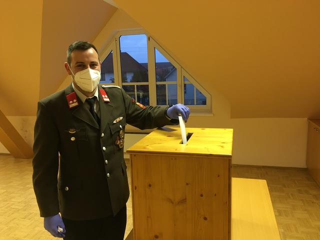 Stimmabgabe in Rattersdorf. | Foto: Martin Reidl