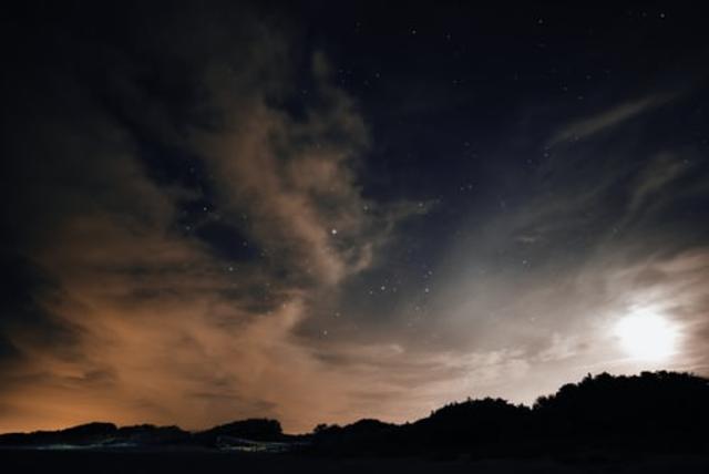 Eine teils bewölkte Nacht steht uns bevor