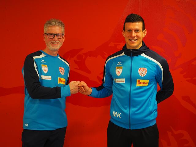 Karl Heinz Kubesch (li.) mit seinem Nachfolger als Akademieleiter Florian Maierhofer. | Foto: Gaube