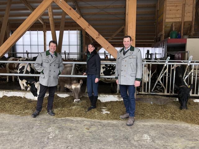 Das Trio Johannes Zeiler, Michaela Stock und Peter Kettner bildet die Spitze für den Bauernbund bei der Landwirtschaftskammer-Wahl. | Foto: Schneeberger