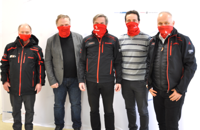 HAK &amp; Bergbahn: Walter Astl (BAG), Fritz Eller (HAK), Anton Bodner (BAG), Harald Seeber (HAK), Christian Wörister (BAG). | Foto: HAK/Egger