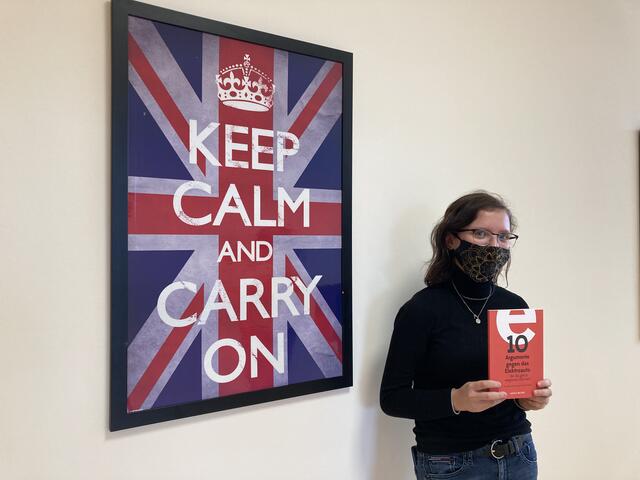 Für Anna Lautner aus der 4it der HAK Voitsberg zahlte sich die Veranstaltung gleich doppelt aus. | Foto: HAK Voitsberg