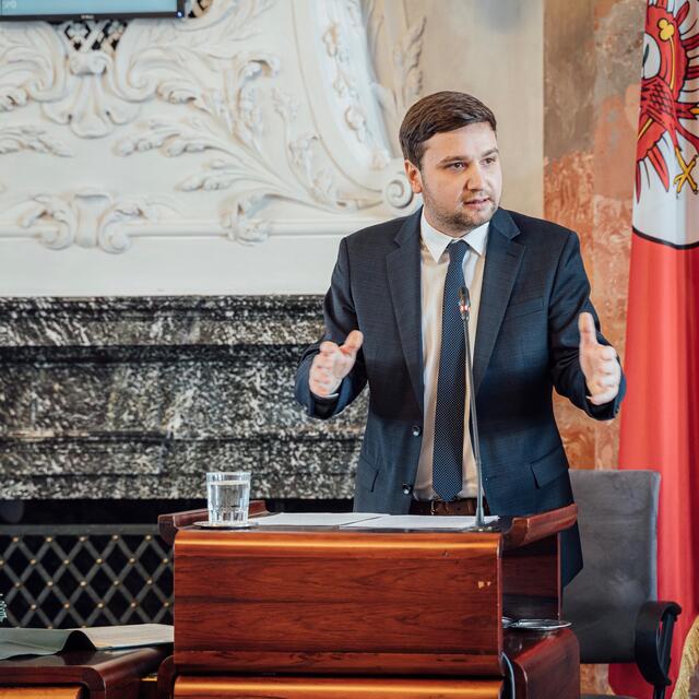 Der Zammer SPÖ-Landtagsabgeordnete Benedikt Lentsch.