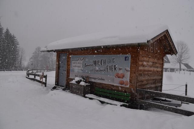 Die Selbstbedienungshütte. 