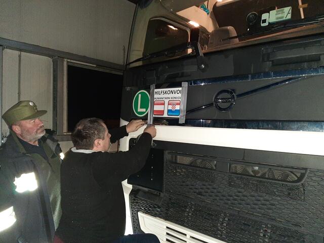 Richtige Beschriftung des LKW der Firma Luisser Transporte | Foto: Foto: T. König