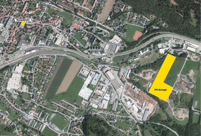 Hier entsteht die neue Photovoltaikanlage in der Mülldeponie Karlschacht.