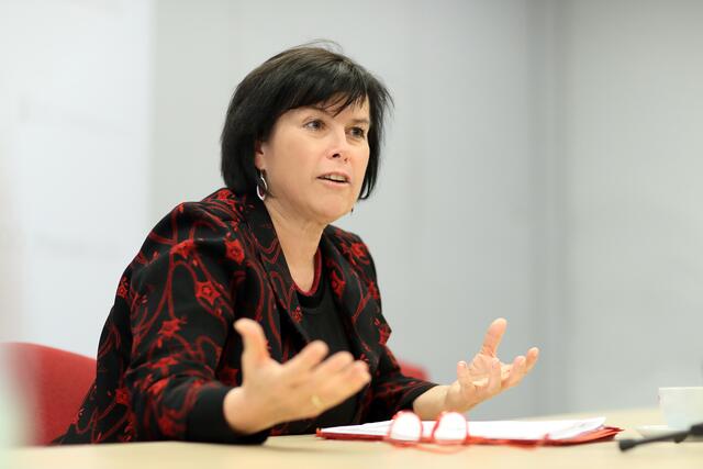 Die Sozial-Landesrätin und Vorsitzende der SPÖ Oberösterreich Birgit Gerstorfer.  | Foto: Land OÖ/Stinglmayr