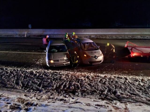 Schwere Kollision auf der A1