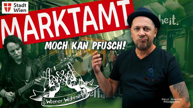 Die Kultband Wiener Wahnsinn brilliert aktuell mit ihrer "Marktamtshymne".