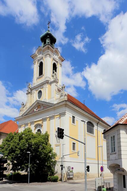 Das ehemalige Augustinerkloster in Korneuburg. | Foto: Wikipedia/Bwag