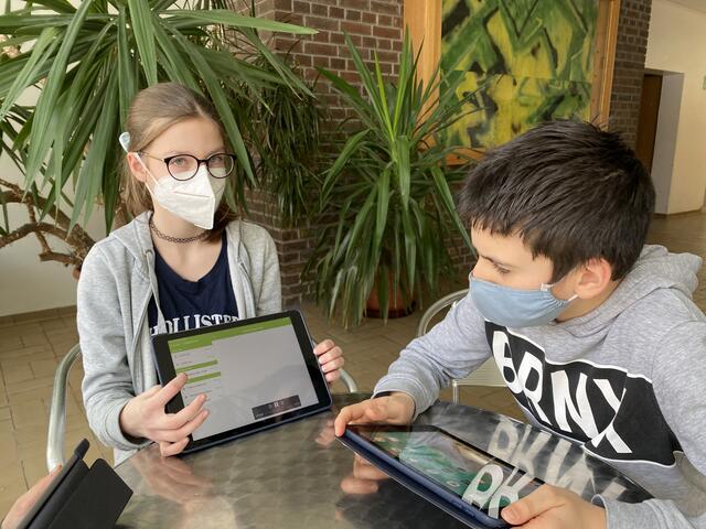 Die MS Völkendorf ist eine e-Education+ Schule
