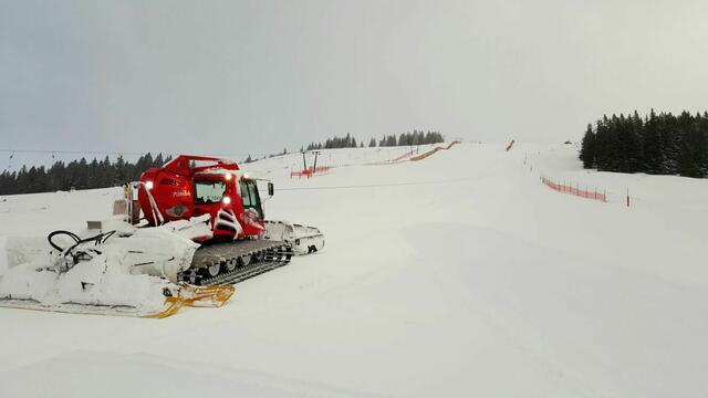 Die Naturschneepisten konnten nun präpariert werden. | Foto: Gaissau Hintersee Bergbahnen GmbH