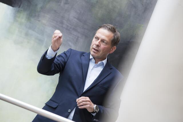 Hotelier und Inhaber des Hotels "Blaue Gans", Andreas Gfrerer, setzt große Hoffnungen auf die Zeit rund um Ostern.
