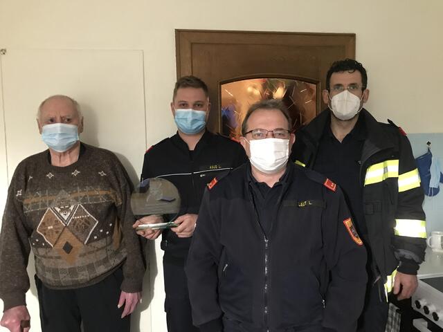 Karl Raschbacher, Lukas Haug, Lutwig Laut und Josef Ginsthofer
