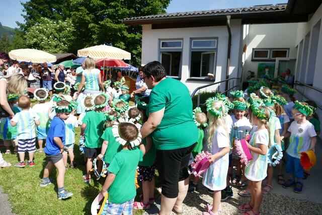Symbolfoto: Im Kindergarten Grestens ist die Freude immer mit dabei.