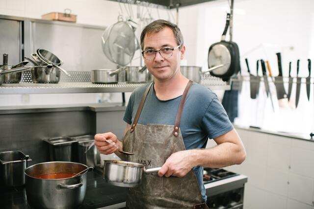 Max Stiegl vom Gut Purbach am Westufer des Neusiedler Sees in Burgenland.