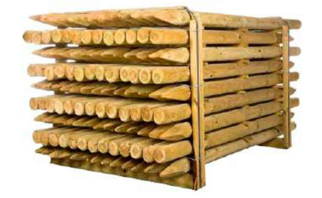 NEGERHOLZ Das Comeback der NegerPfähle Rundhölzer, Pfähle, Stangen