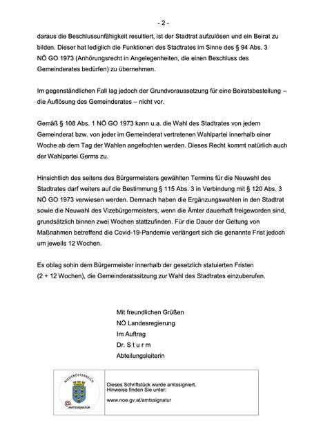 Presseanfrage-Beantwortung Seite 2 von 2. | Foto: bs