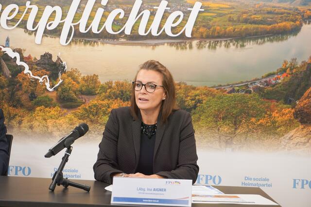Ina Aigner fordert den Rücktritt von Harmannsdorfs Bürgermeister.