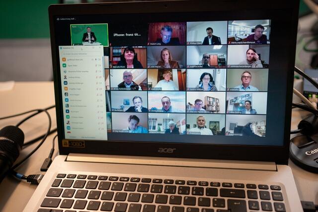 Alle live dabei: die VP-Abgeordnetenkonferenz im Videoformat.