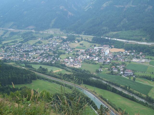 Ein Blick von oben auf die Gemeinde Mühldorf. | Foto: Angerer