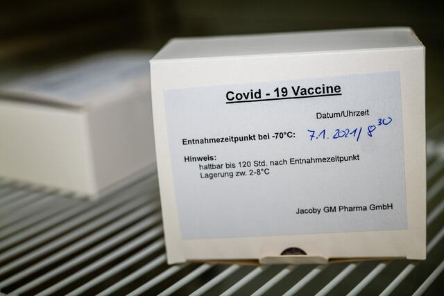 Zum Einsatz gelangen Impfdosen des Herstellers Biontech-Pfizer.