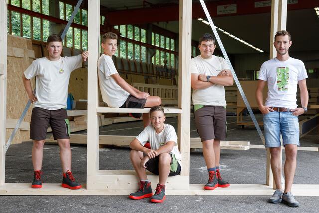 Lehrlingsausbildung wird bei Buchner Holzbau großgeschrieben.