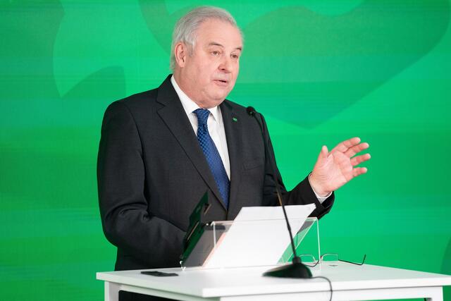 Beschwor Zusammenarbeit und Zuversicht: der steirische VP-Chef Hermann Schützenhöfer