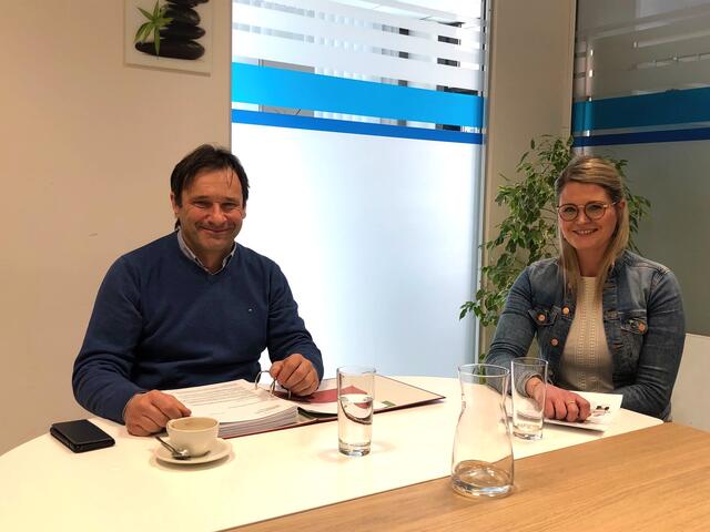Neuanfang für den Sozialverein Schilcherland: Der neue Obmann Franz Silly und die Geschäftsleiterin Johanna Eberhardt | Foto: Veronik