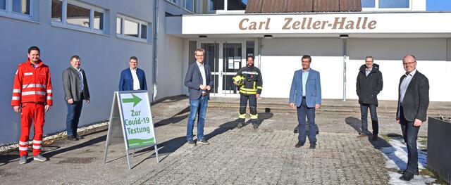 Die Teststraße in der Carl-Zeller-Halle soll vor allem in der Kleinregion Herz Mostviertel eine nahe Möglichkeit zur Testung geben.