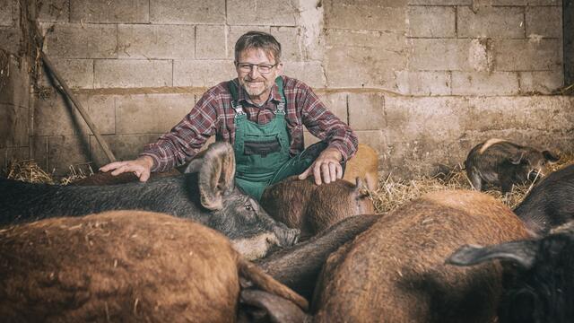 Schwein gehabt: Andreas Lackner führt die Grünen erstmals in die Landeskammer.