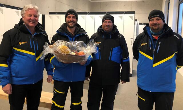 GF Walter Höllwarth, Bl-Stv. Daniel Tiefenbrunner, Bl-Stv.- Michael Ausserlechner und Bl Gilbert Bachmann | Foto: Glungezerbahn