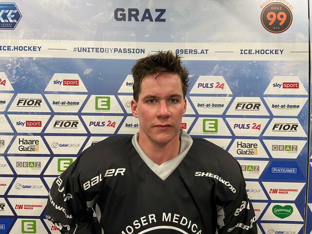 Frisch in Graz gelandet: der Kanadier Michael Latta | Foto: 99ers