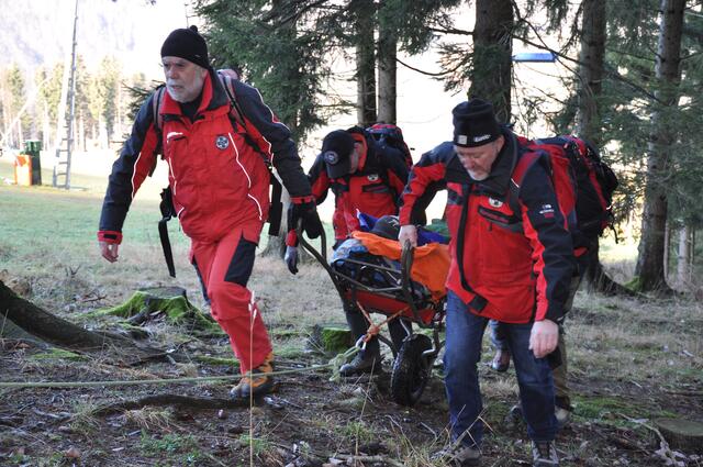 Das Team der Amstettner Bergrettung versucht immer, so schnell wie möglich am Ort des Unfalls zu sein. | Foto: Fotos: ÖBRD NÖ/W