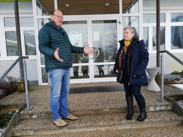 Bettina Lancaster und Aegidius Exenberger  | Foto: SPOÖ