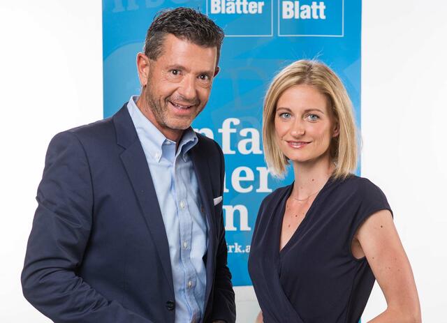 Geschäftsführer Michael Kretz mit Chefredakteurin Julia Hettegger. | Foto: BB