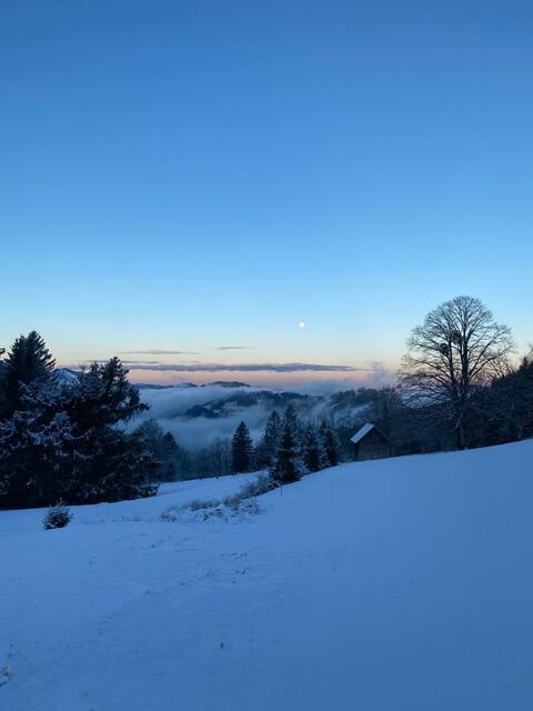 Abendstimmung am Gschoad unterhalb des Schiefersteins.  | Foto: Privat