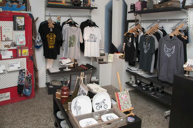 Bäuerlegasse 3: Das „Soon Art Studio“ bietet neben einem Coworking Space auch einen Shop. 