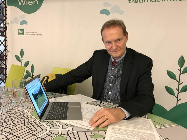 Christian-André Weinberger ist der Sprecher der Bürgerinitiative "Pro Wilhelminenberg 2030" | Foto: mjp