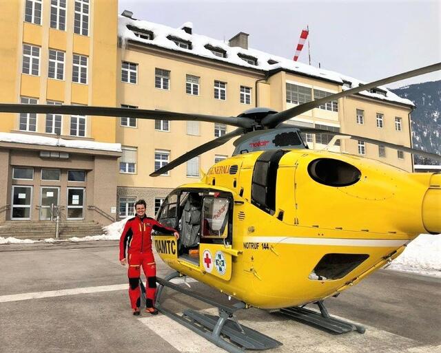 Gernot Siebenhofer ist auch mit dem Rettungshubschrauber unterwegs. | Foto: KK