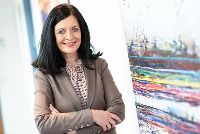 Kathrin Kühtreiber-Leitner ist neue Obfrau-Stellvertreterin der Sparte Bank &amp; Versicherungen in der Wirtschaftskammer OÖ. | Foto: Richard Haidinger