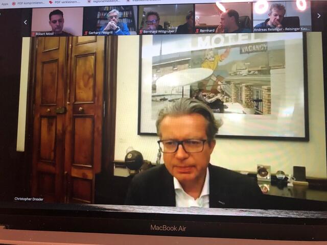 Landesrat Christopher Drexler ist seit Kurzem Passailer und hat am Zoom-Meeting "Red ma drüber" des Almenlandes teilgenommen. | Foto: WOCHE