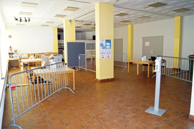 Der Stadsaal in Spittal wird zur Corona-Test-Straße. | Foto: eggspress