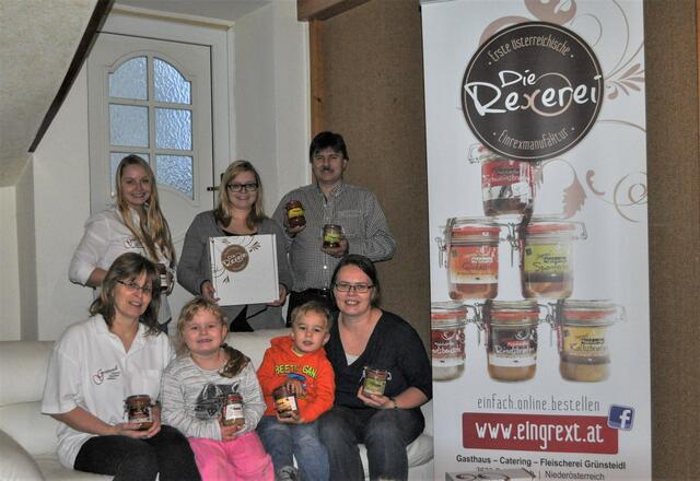 Die eingerexten Produkte sind im Onlineshop (www.eingrext.at), in Feinkostläden, Greisslereien und Selbstbedienungsläden erhältlich. | Foto: Die Rexerei