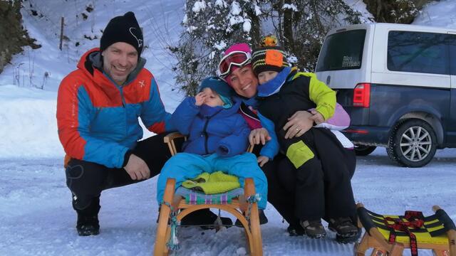 Melanie und Wolfram Wirth mit Moritz und Felix. | Foto: Wirth
