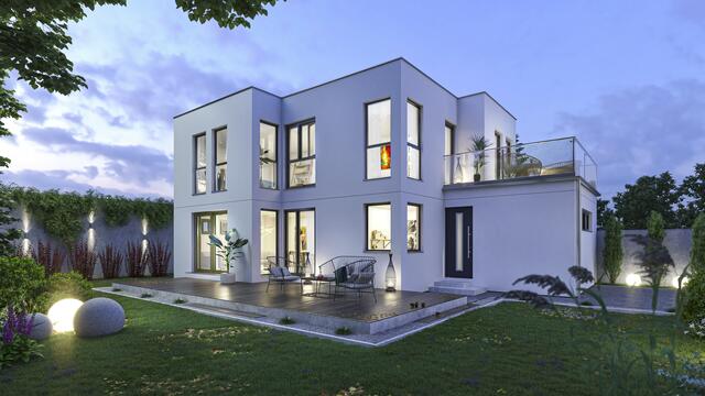 Urban und doch im Grünen: Im Kürbisweg 38 im 22. Bezirk entsteht ein exklusives Einzelhaus