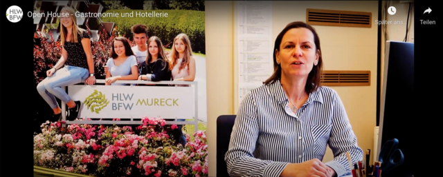 Über die Inhalte der Bildungseinrichtung hat im Rahmen der Präsentation unter anderem Reinhild Reiter informiert. | Foto: HLW Mureck