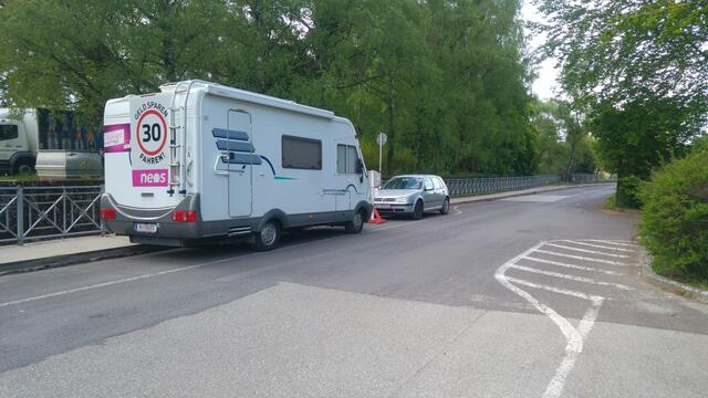 Der Radargold wird stets vom Wohnmobil von Erwin Seifriedsberger begleitet. | Foto: Seifriedsberger